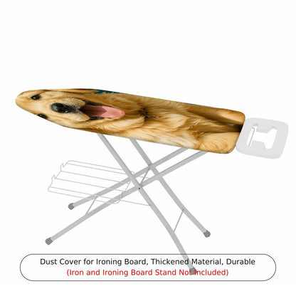 1-Piece Pet Golden Retriever Dog Cute  Ironing Board Cover, Universal Size, Without Board