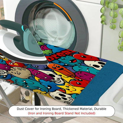 1-Piece Colorful Fun  Ironing Board Cover, Universal Size, Without Board