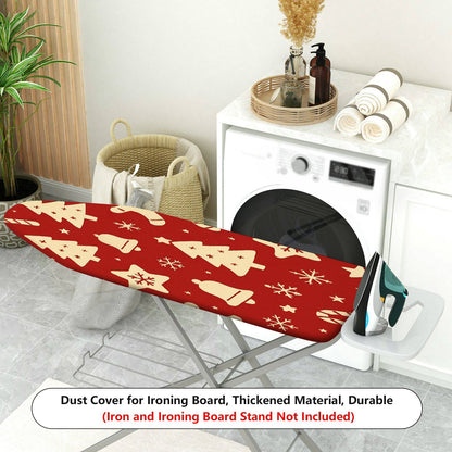 1-Piece Christmas Tree Bell Snowflake  Ironing Board Cover, Universal Size, Without Board