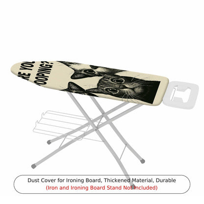 1-Piece Funny Cats Humor  Ironing Board Cover, Universal Size, Without Board