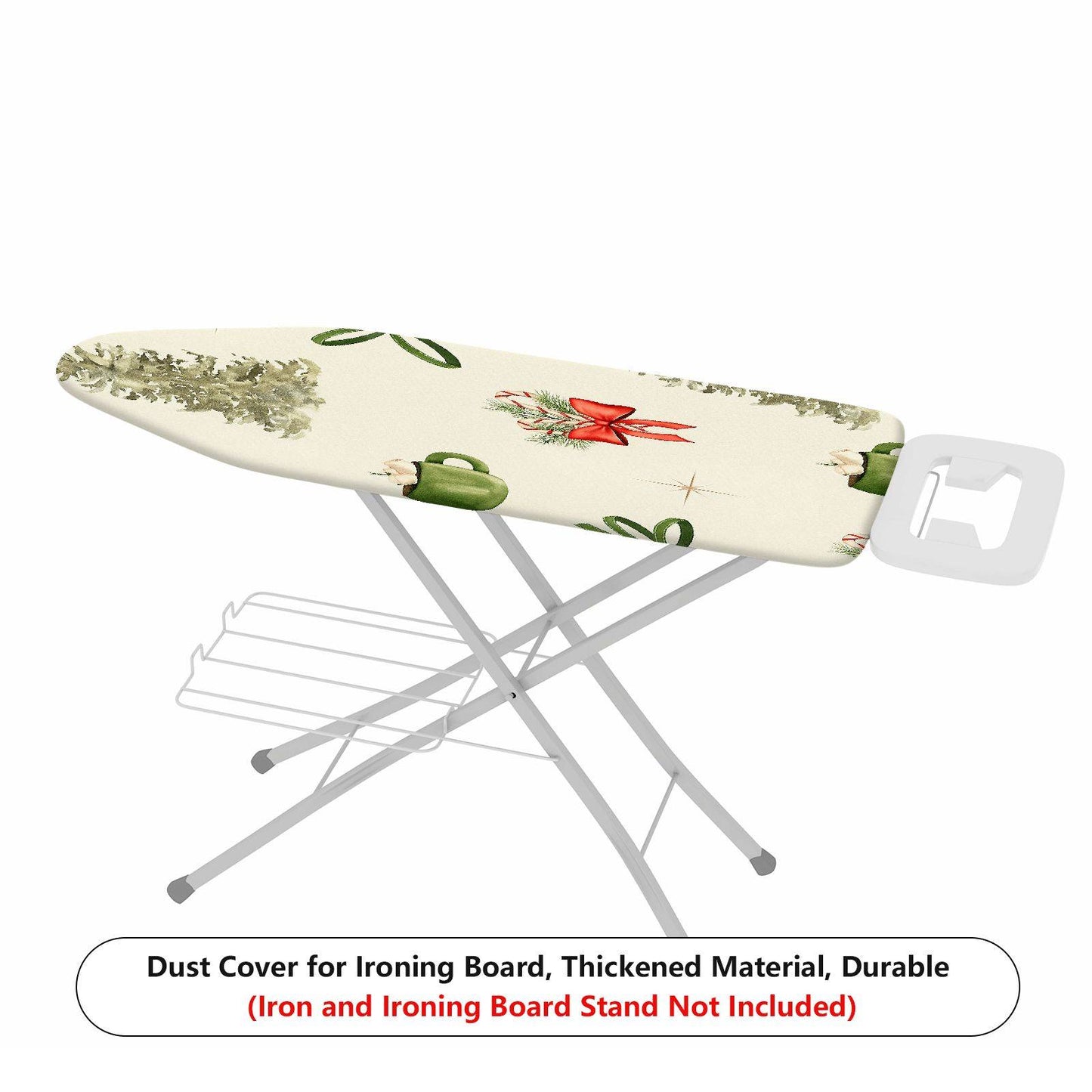 1-Piece Christmas Gift Tree Bow  Ironing Board Cover, Universal Size, Without Board