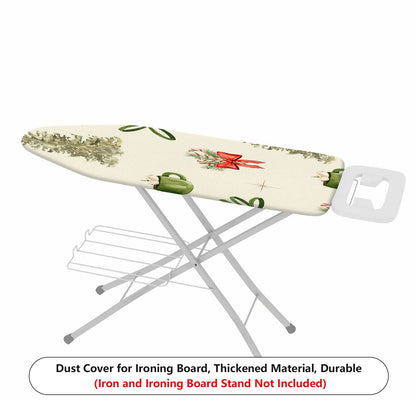 1-Piece Christmas Gift Tree Bow  Ironing Board Cover, Universal Size, Without Board