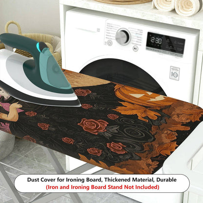1-Piece Witch Moon Ghost  Ironing Board Cover, Universal Size, Without Board