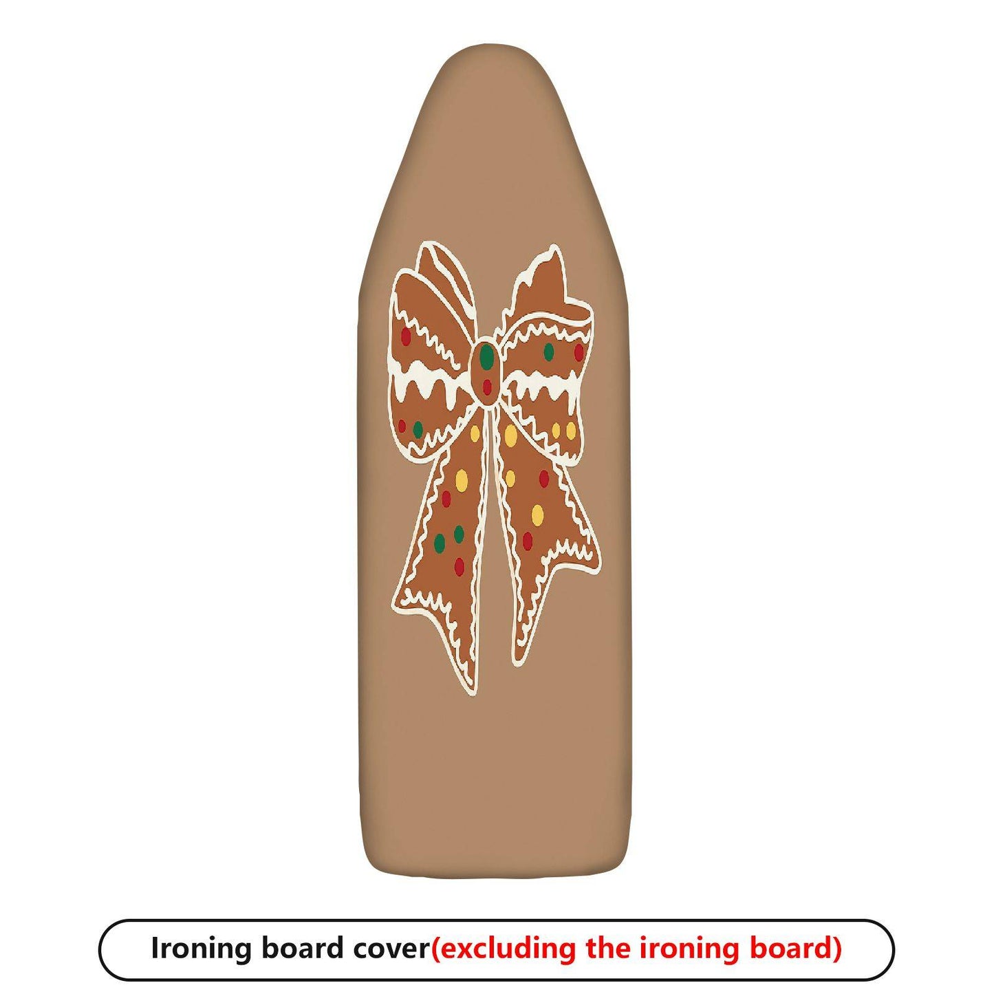 1-Piece Bowknot Christmas Decorative  Ironing Board Cover, Universal Size, Without Board