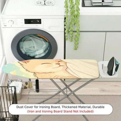 1-Piece Cat  Fun  Ironing Board Cover, Universal Size, Without Board