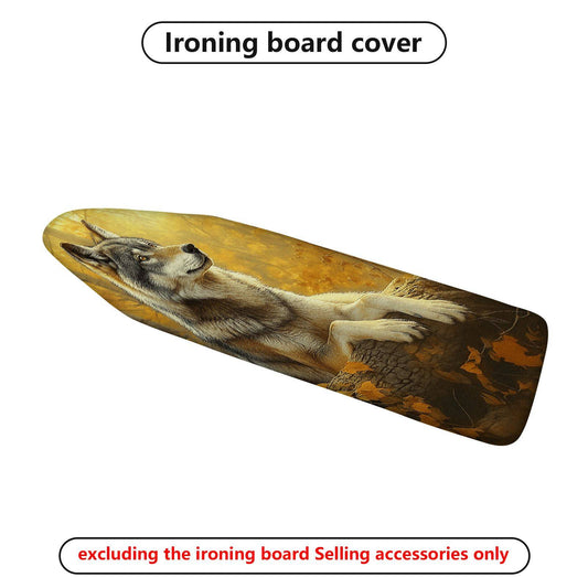 1-Piece Wolf Animal Nature  Ironing Board Cover, Universal Size, Without Board