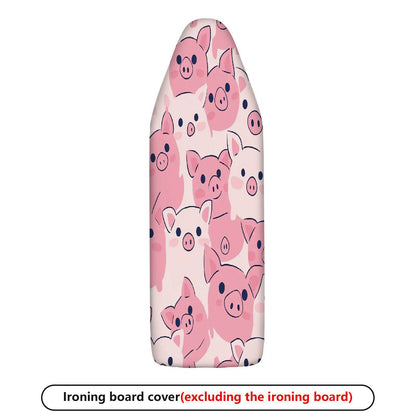 1-Piece Cute  Pig Pattern Animal Theme Pink  Ironing Board Cover, Universal Size, Without Board
