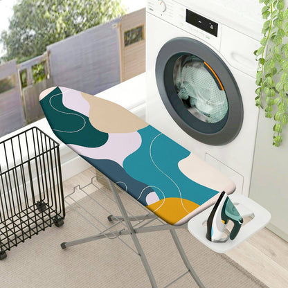 1-Piece Abstract Art Colorful Modern  Ironing Board Cover, Universal Size, Without Board