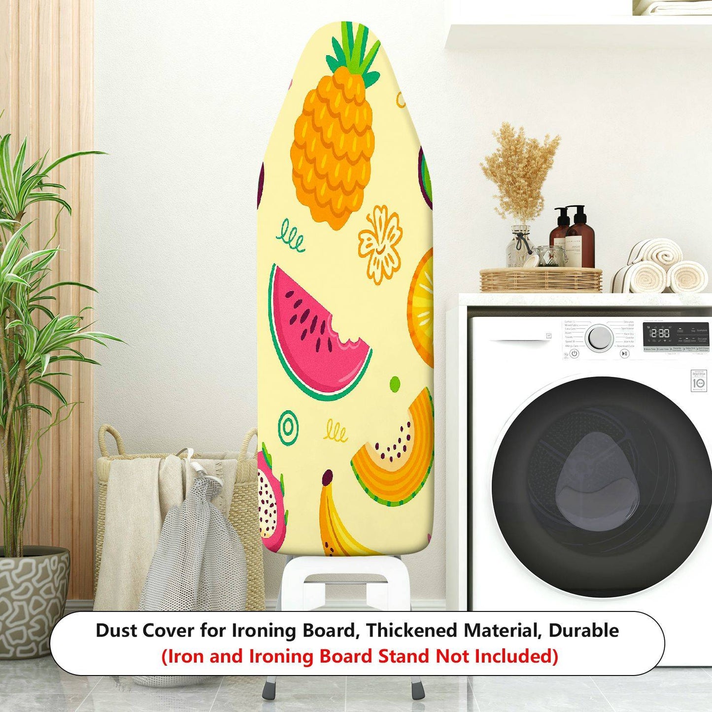 1-Piece Fruit Tropical Colorful  Ironing Board Cover, Universal Size, Without Board