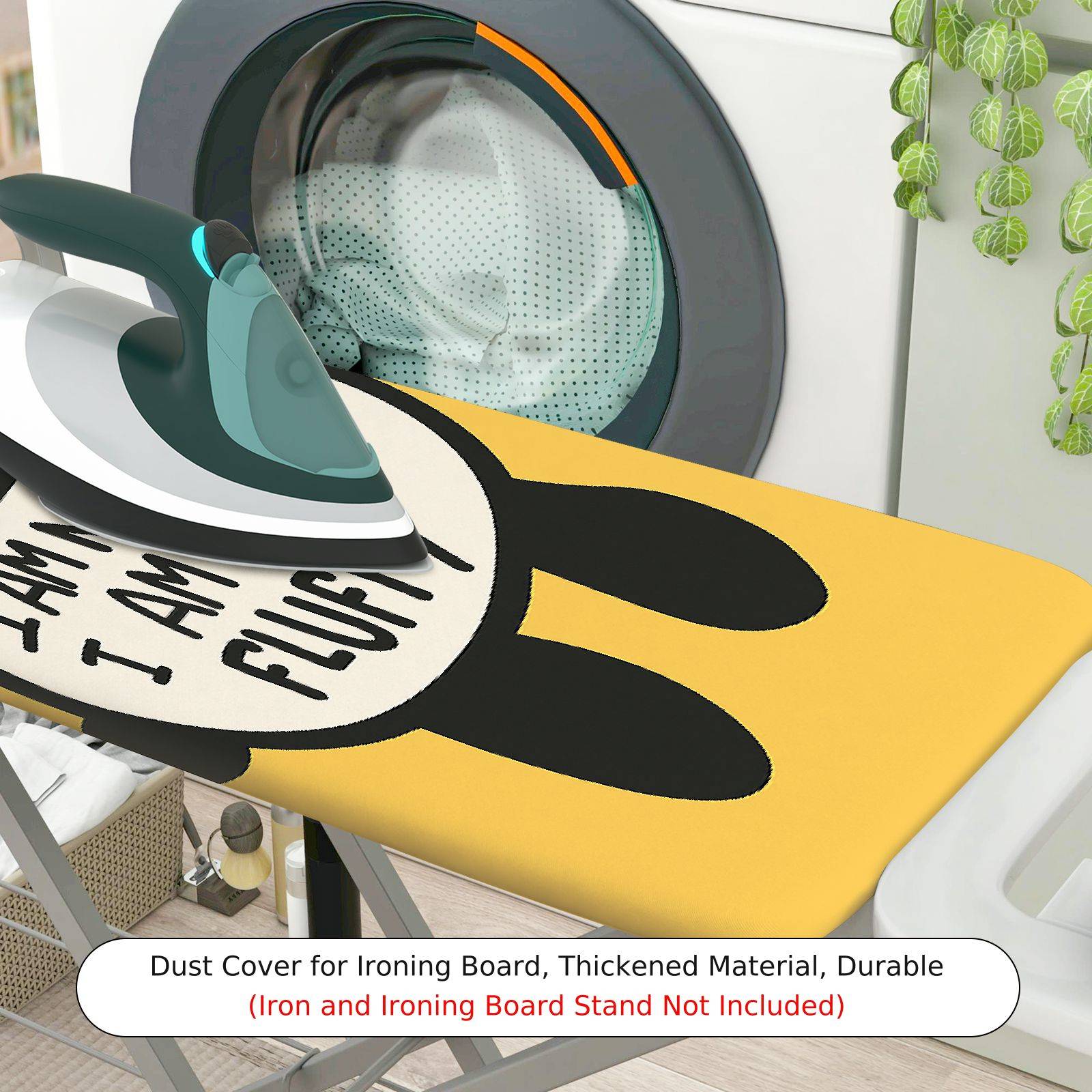 1-Piece Panda  Cute  Ironing Board Cover, Universal Size, Without Board