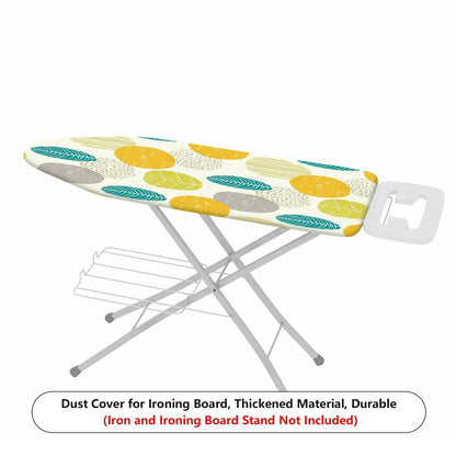 1-Piece Abstract Leaf Pattern Geometric  Ironing Board Cover, Universal Size, Without Board