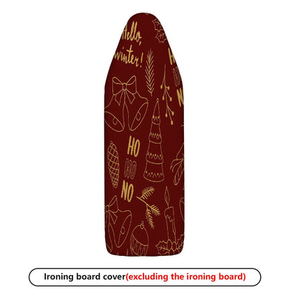 1-Piece Christmas Holiday Winter  Ironing Board Cover, Universal Size, Without Board