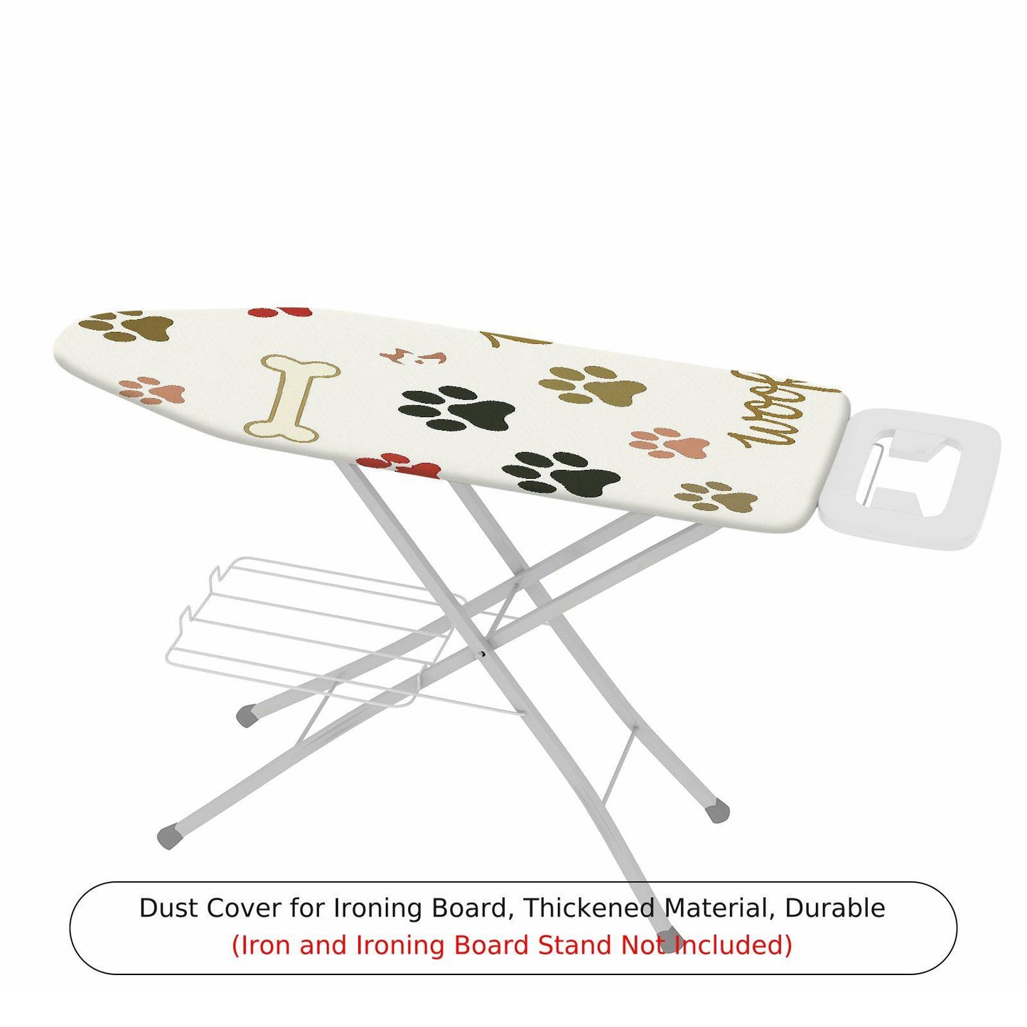 1-Piece Paw Bone Cute  Ironing Board Cover, Universal Size, Without Board