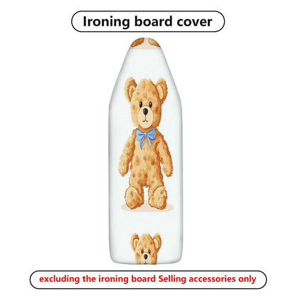 1-Piece Teddy Bear Bow Cute  Ironing Board Cover, Universal Size, Without Board