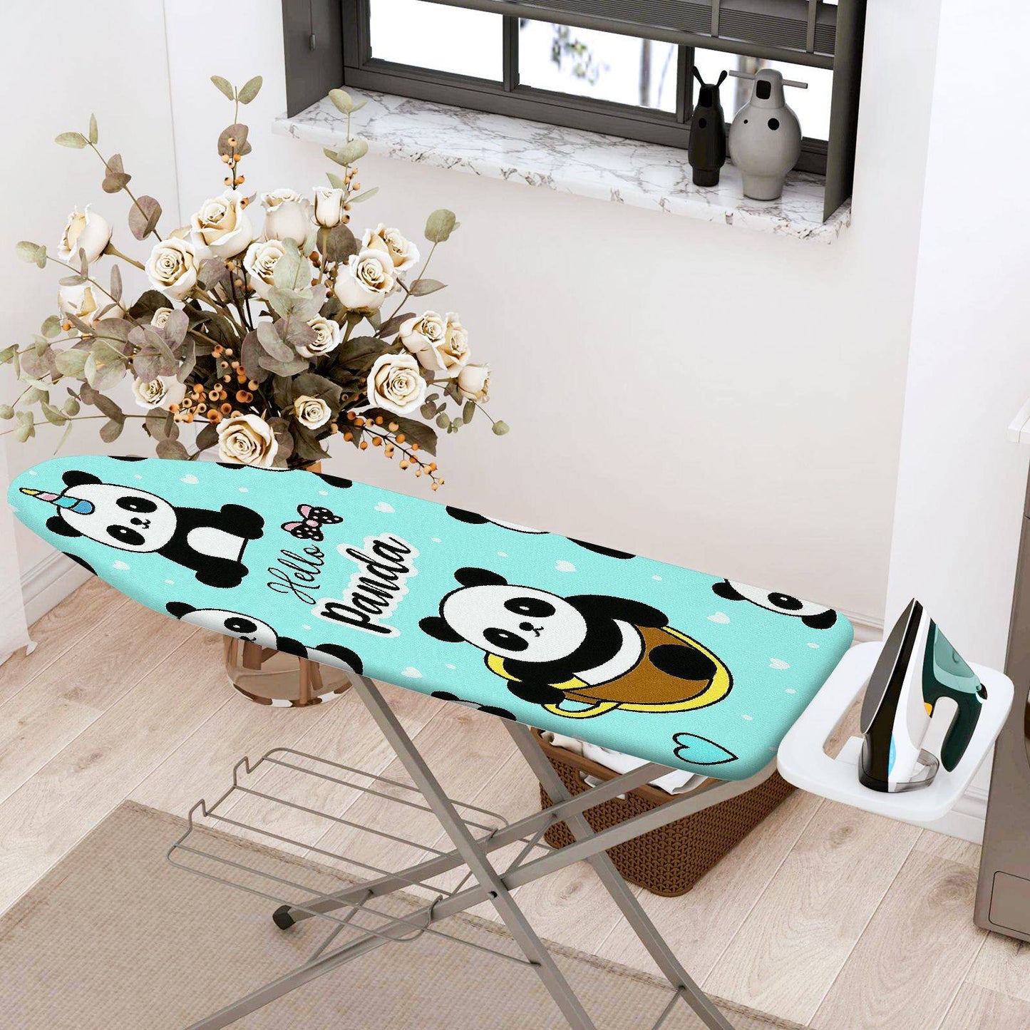 1-Piece Panda  Cute  Ironing Board Cover, Universal Size, Without Board