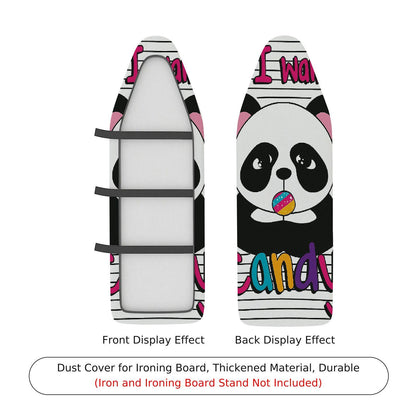1-Piece Panda Cute  Ironing Board Cover, Universal Size, Without Board