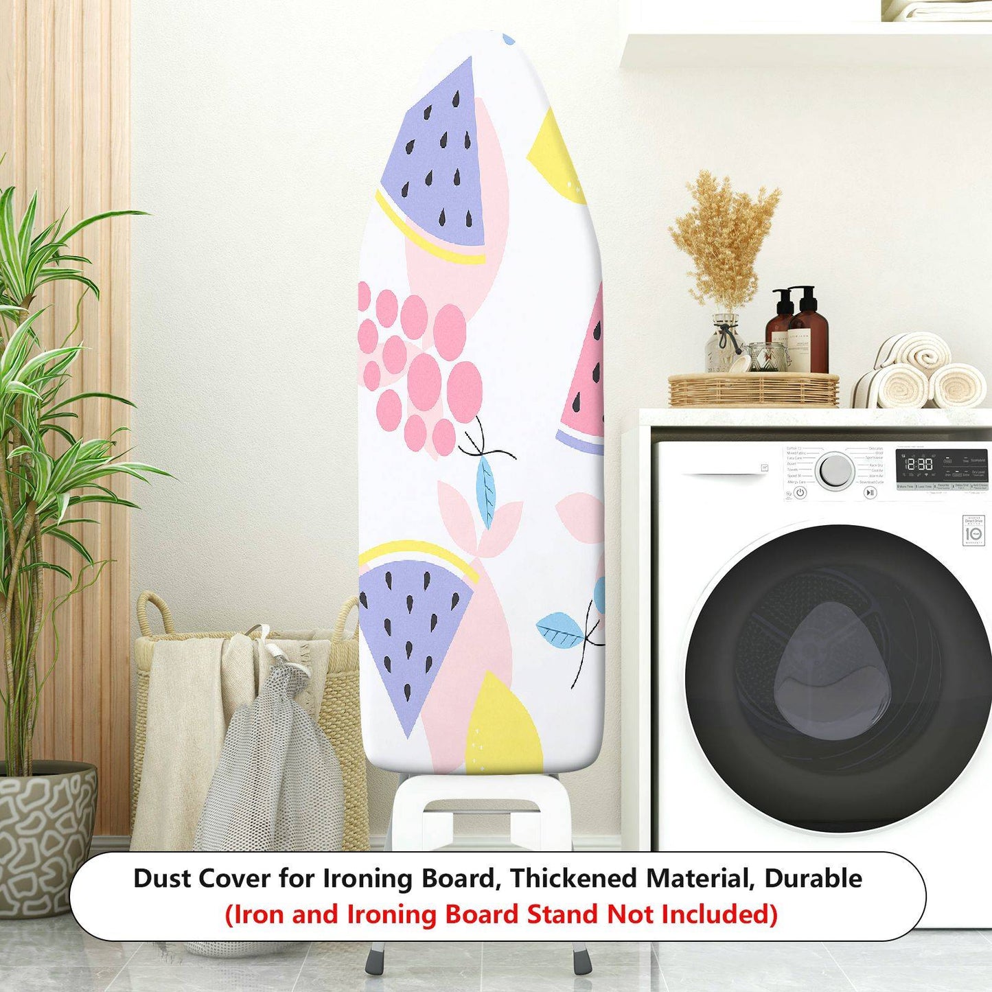 1-Piece Fruit Pattern Watermelon Grapes Cute  Ironing Board Cover, Universal Size, Without Board