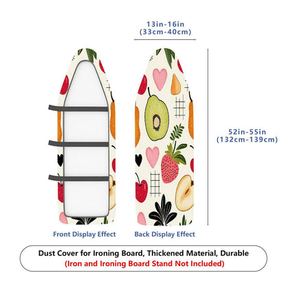 1-Piece Fruit Pattern Heart Shape  Style  Ironing Board Cover, Universal Size, Without Board