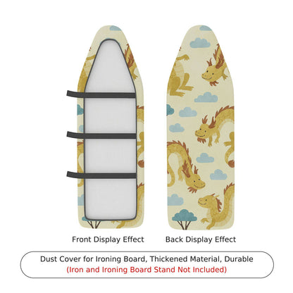 1-Piece Dragon Cloud Print Cute  Ironing Board Cover, Universal Size, Without Board
