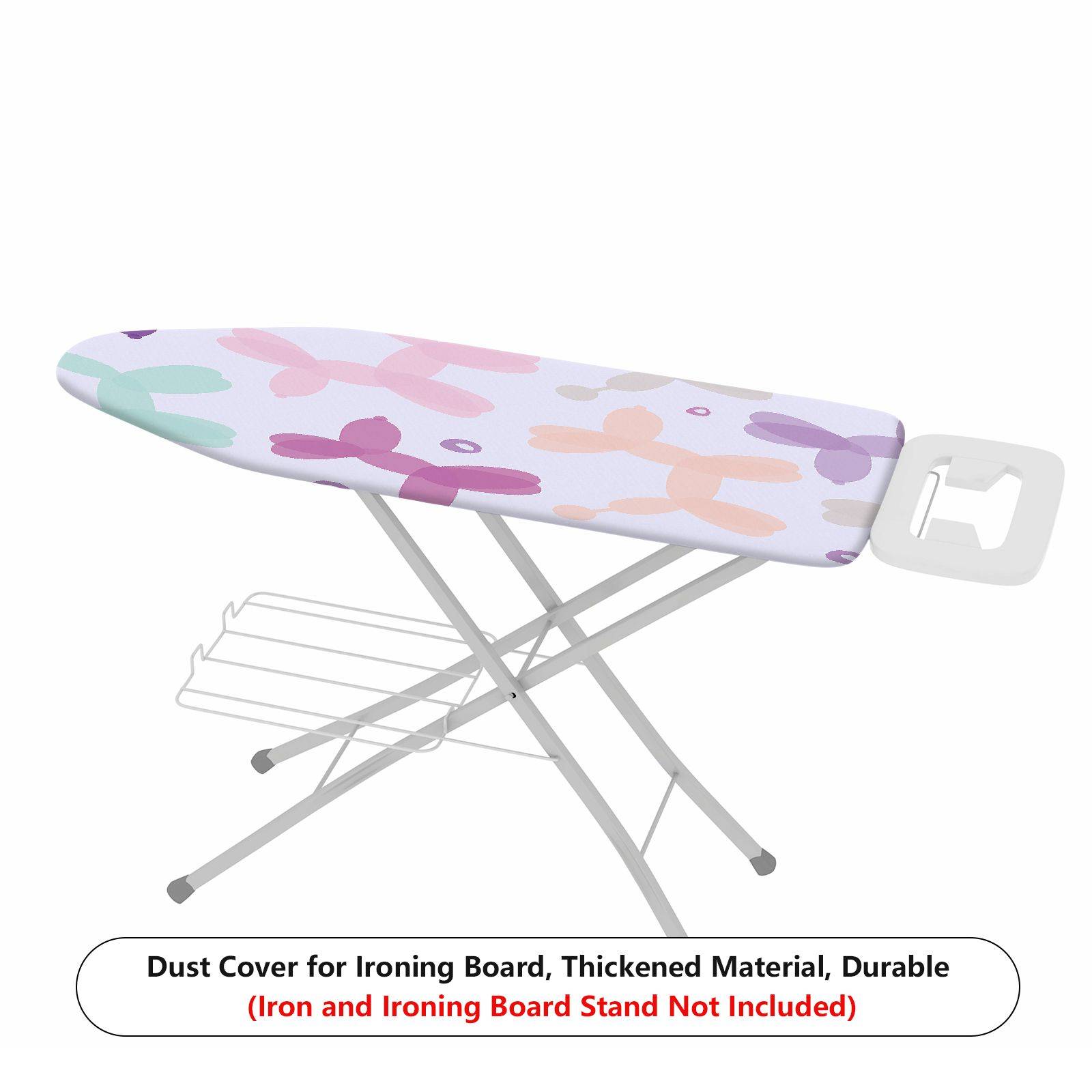 1-Piece Balloon Dog Pastel Cute  Ironing Board Cover, Universal Size, Without Board