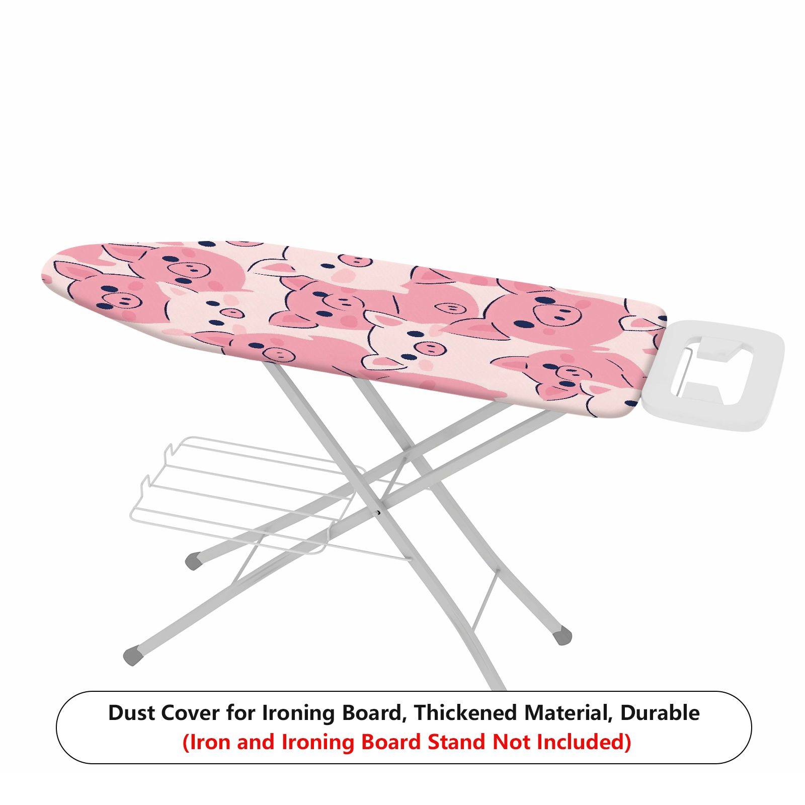 1-Piece Cute  Pig Pattern Animal Theme Pink  Ironing Board Cover, Universal Size, Without Board