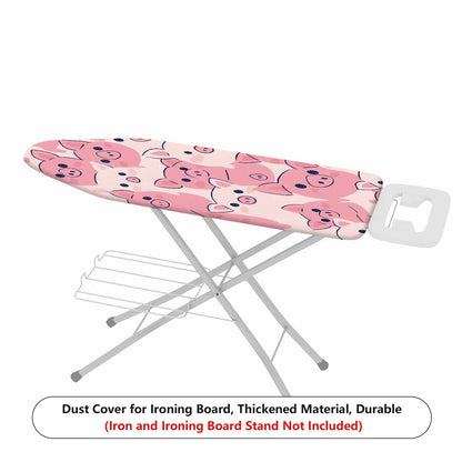 1-Piece Cute  Pig Pattern Animal Theme Pink  Ironing Board Cover, Universal Size, Without Board