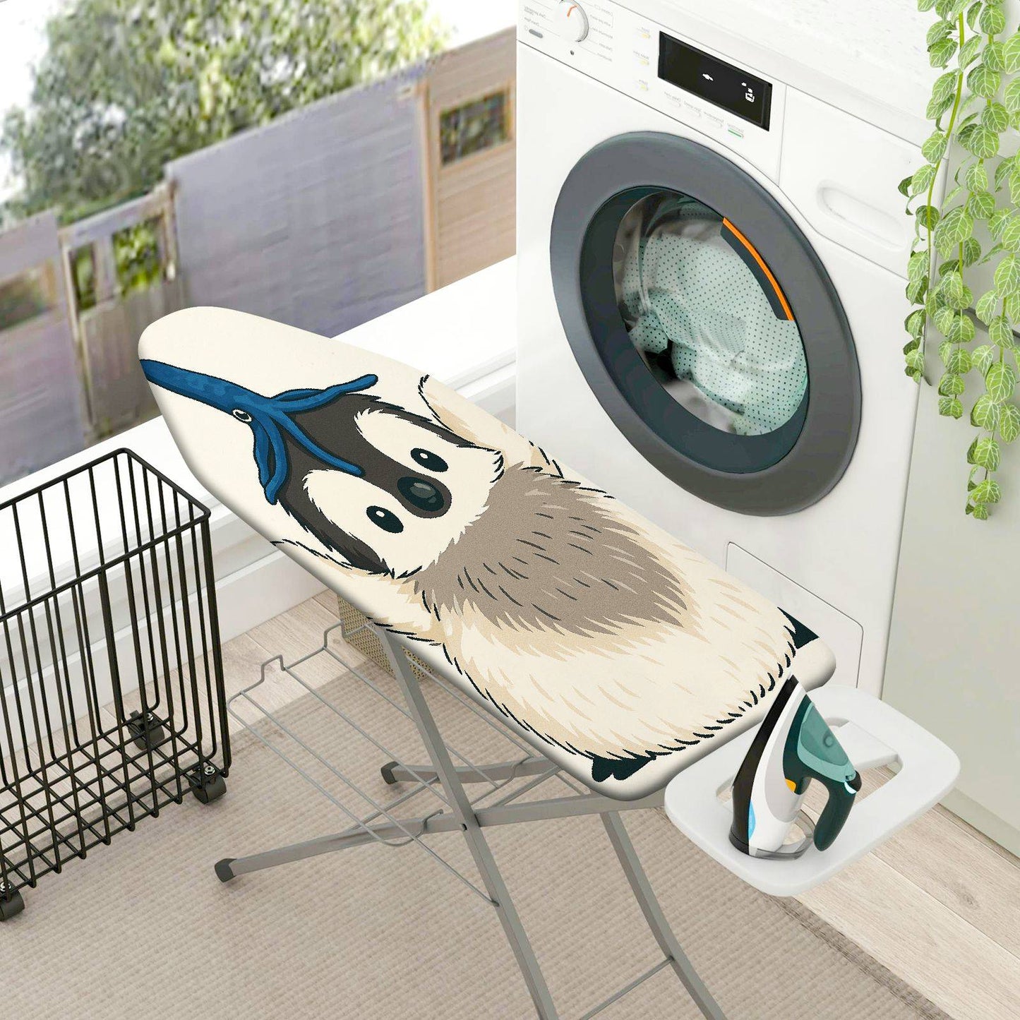 1-Piece Penguin Animal Print Cute  Ironing Board Cover, Universal Size, Without Board