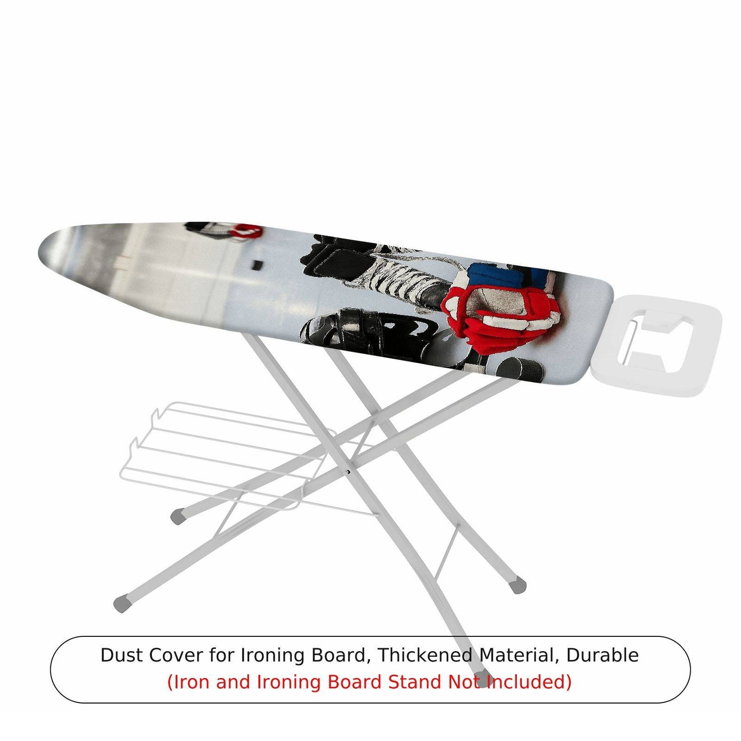 1-Piece Hockey Pattern Sports Equipment Fun  Ironing Board Cover, Universal Size, Without Board