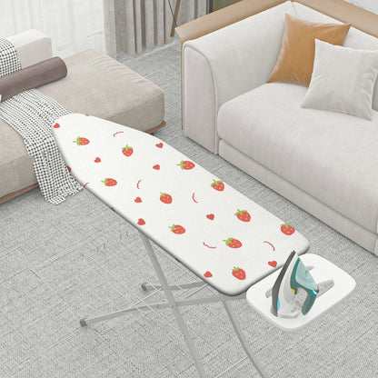 1-Piece Strawberry Heart Pattern Cute  Ironing Board Cover, Universal Size, Without Board