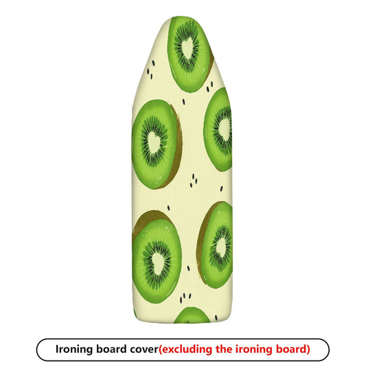 1-Piece Kiwi Fruit Pattern Fresh Green Nature  Ironing Board Cover, Universal Size, Without Board