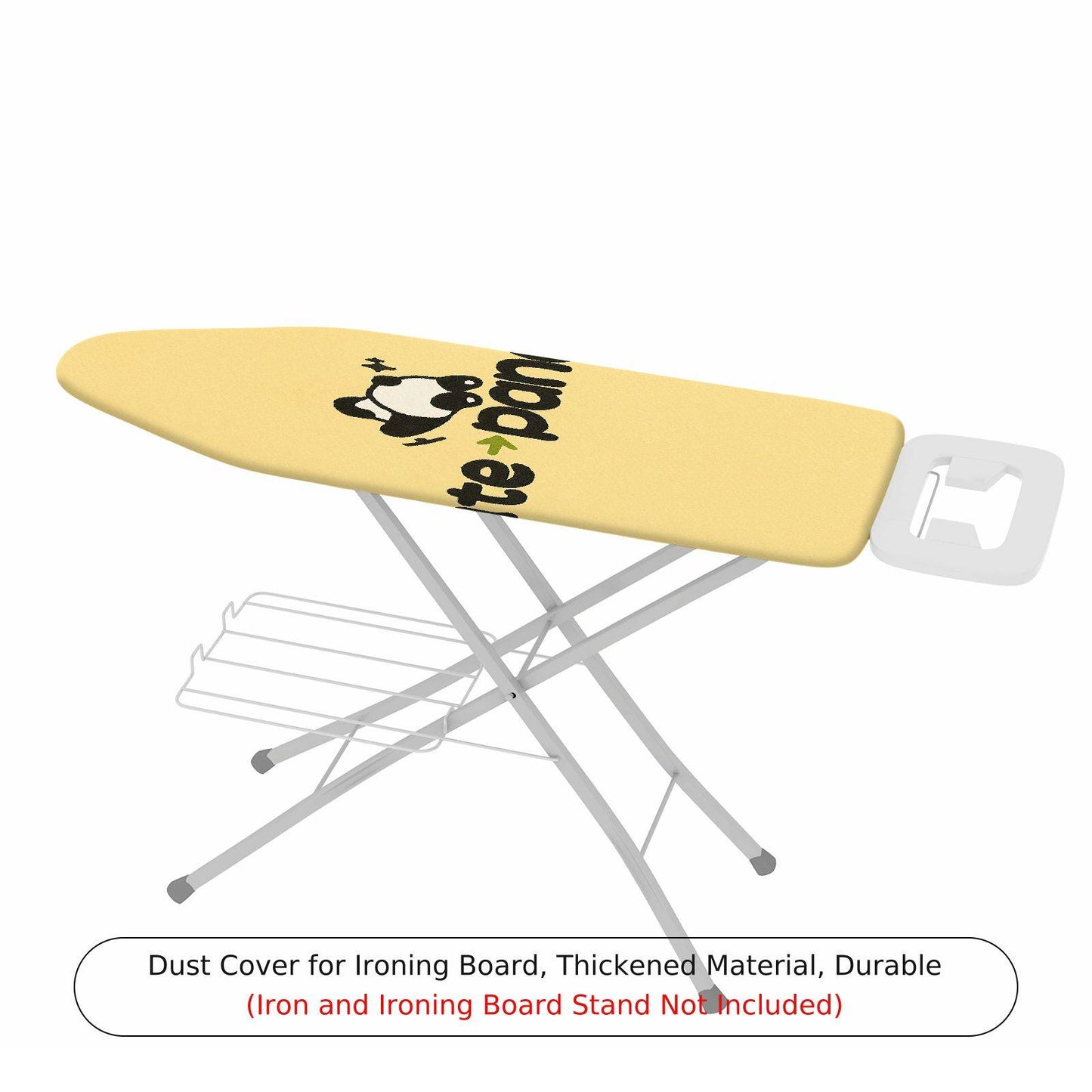 1-Piece Cute Panda Yellow  Ironing Board Cover, Universal Size, Without Board