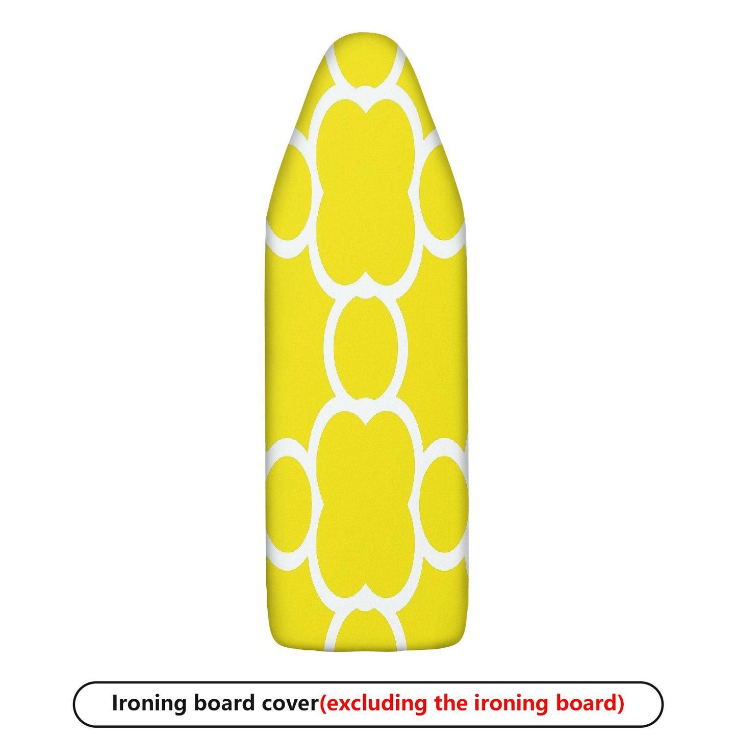 1-Piece Yellow Floral Pattern Style Decorative  Ironing Board Cover, Universal Size, Without Board