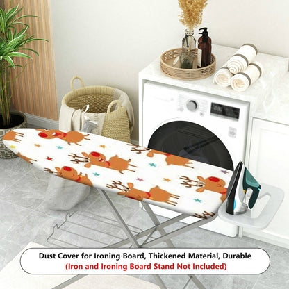 1-Piece Christmas Reindeer Star Pattern  Ironing Board Cover, Universal Size, Without Board