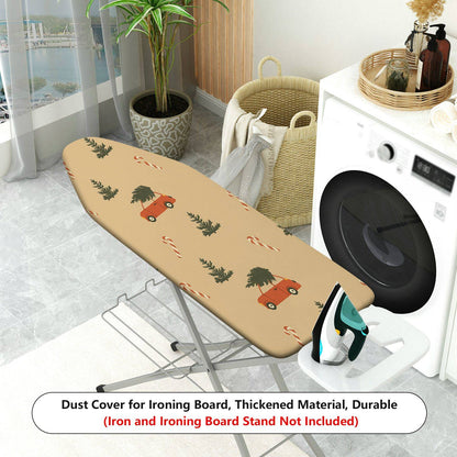 1-Piece Christmas Tree Car Candy  Ironing Board Cover, Universal Size, Without Board