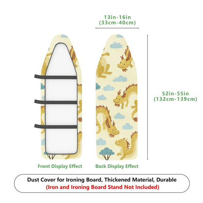 1-Piece Dragon Cloud Print Cute  Ironing Board Cover, Universal Size, Without Board