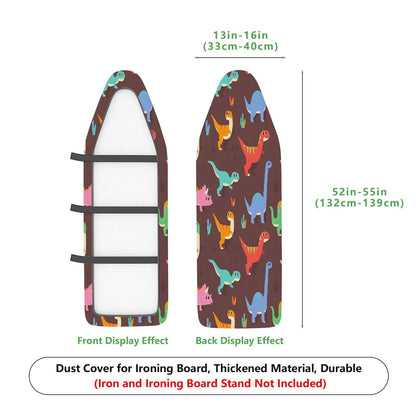 1-Piece dinosaur colorful fun  Ironing Board Cover, Universal Size, Without Board