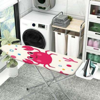 1-Piece Crab Fun Colorful  Ironing Board Cover, Universal Size, Without Board