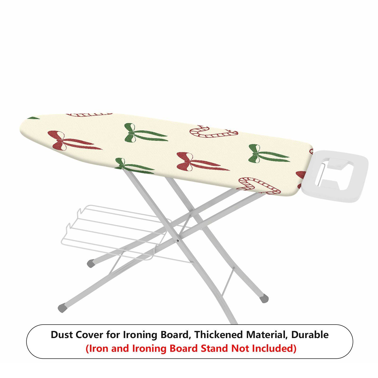 1-Piece Christmas Bow Heart  Ironing Board Cover, Universal Size, Without Board