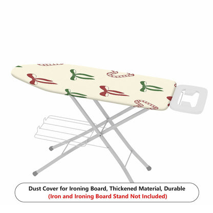 1-Piece Christmas Bow Heart  Ironing Board Cover, Universal Size, Without Board