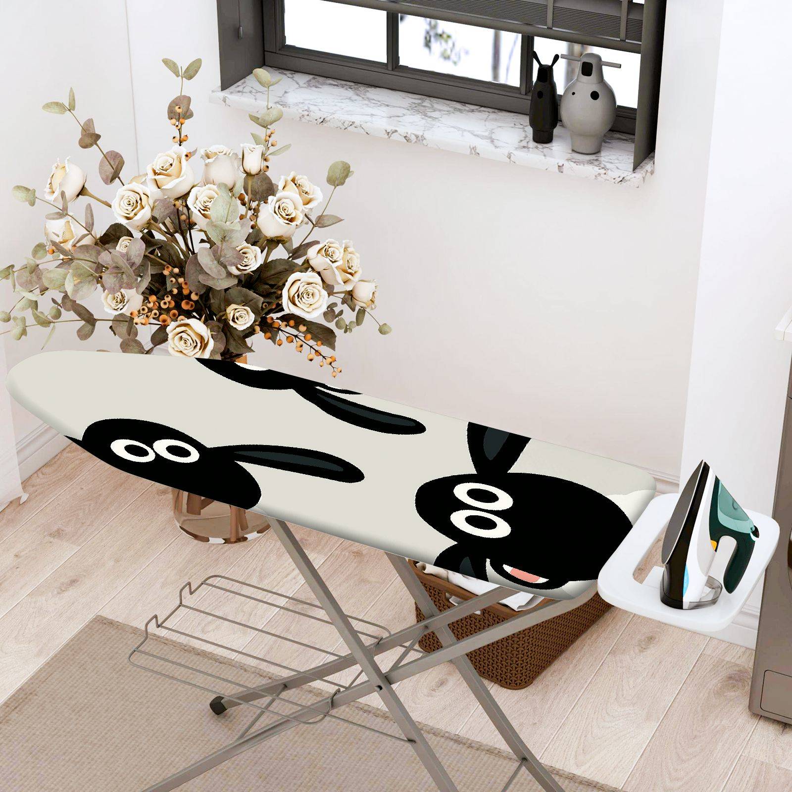1-Piece Sheep Animal Fun  Ironing Board Cover, Universal Size, Without Board