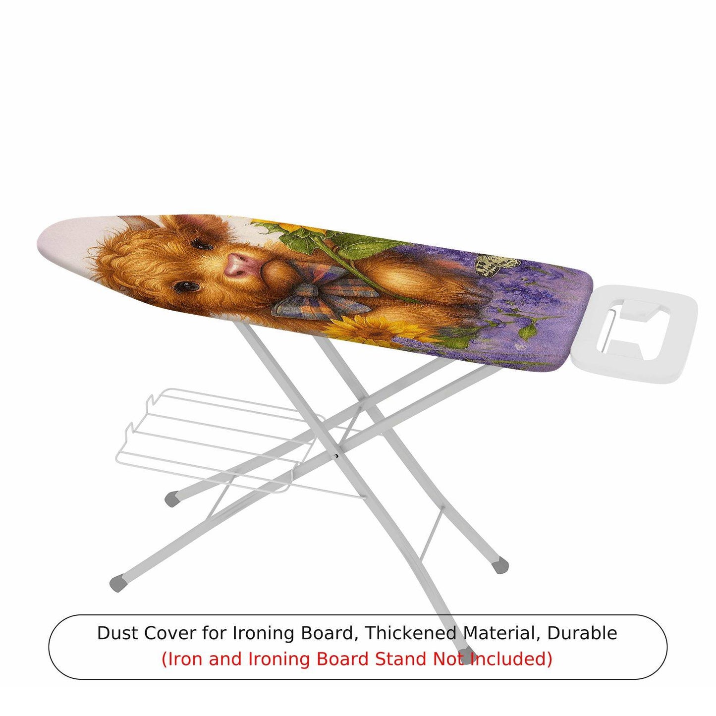 1-Piece Cute Animal Floral Decorative  Ironing Board Cover, Universal Size, Without Board