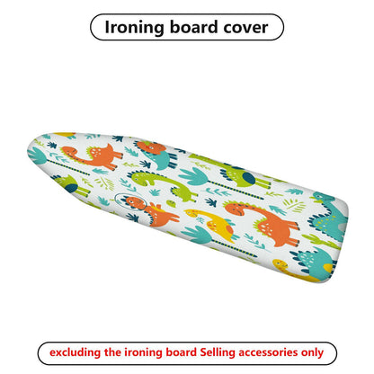1-Piece Dinosaur Colorful Fun  Ironing Board Cover, Universal Size, Without Board