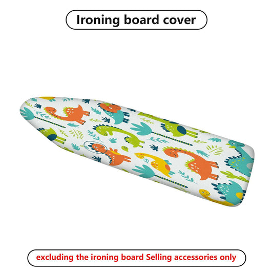 1-Piece Dinosaur Colorful Fun  Ironing Board Cover, Universal Size, Without Board