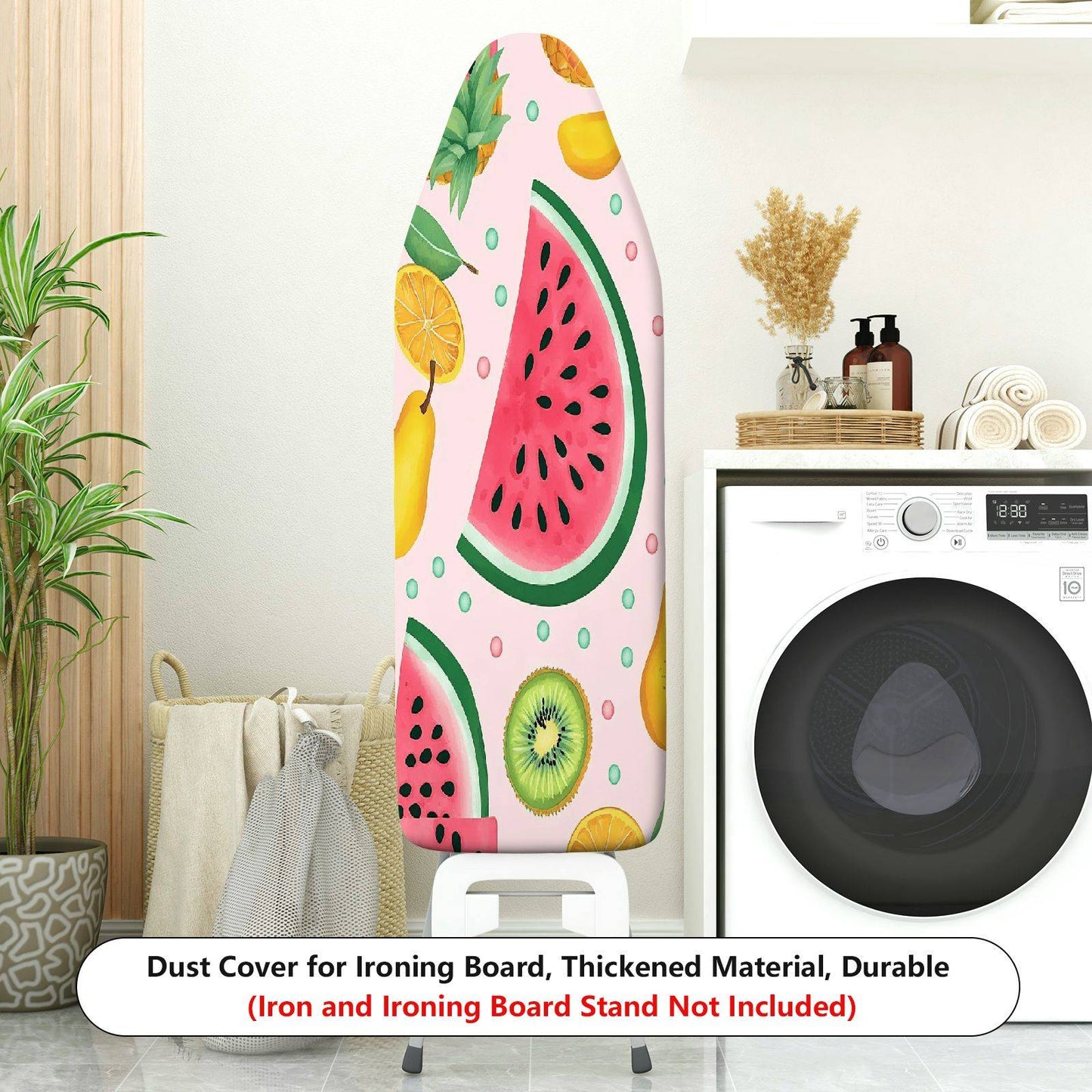 1-Piece Fruit Watermelon Kiwi Pear  Ironing Board Cover, Universal Size, Without Board