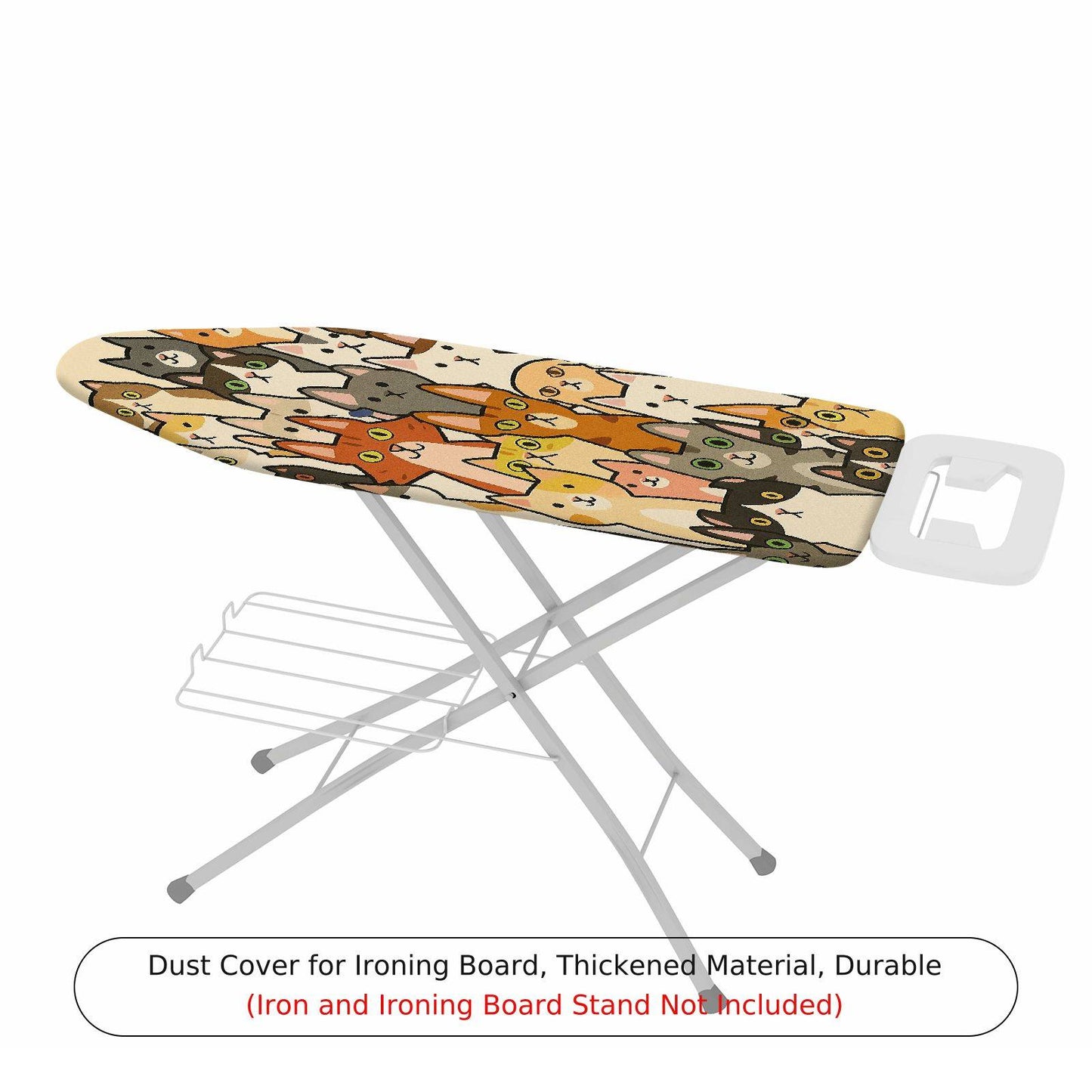 1-Piece Cats  Fun  Ironing Board Cover, Universal Size, Without Board