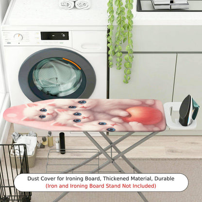 1-Piece Cat Cute Whimsical  Ironing Board Cover, Universal Size, Without Board