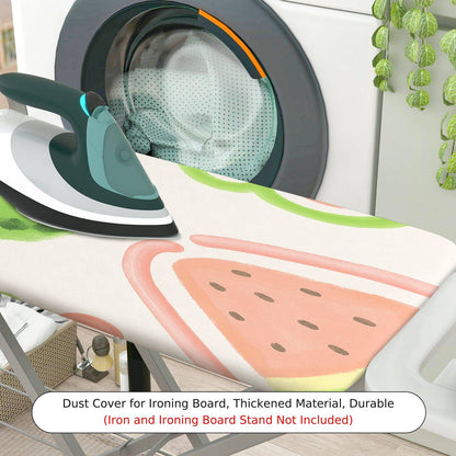 1-Piece Watermelon Fruit Pattern Green Pink  Ironing Board Cover, Universal Size, Without Board