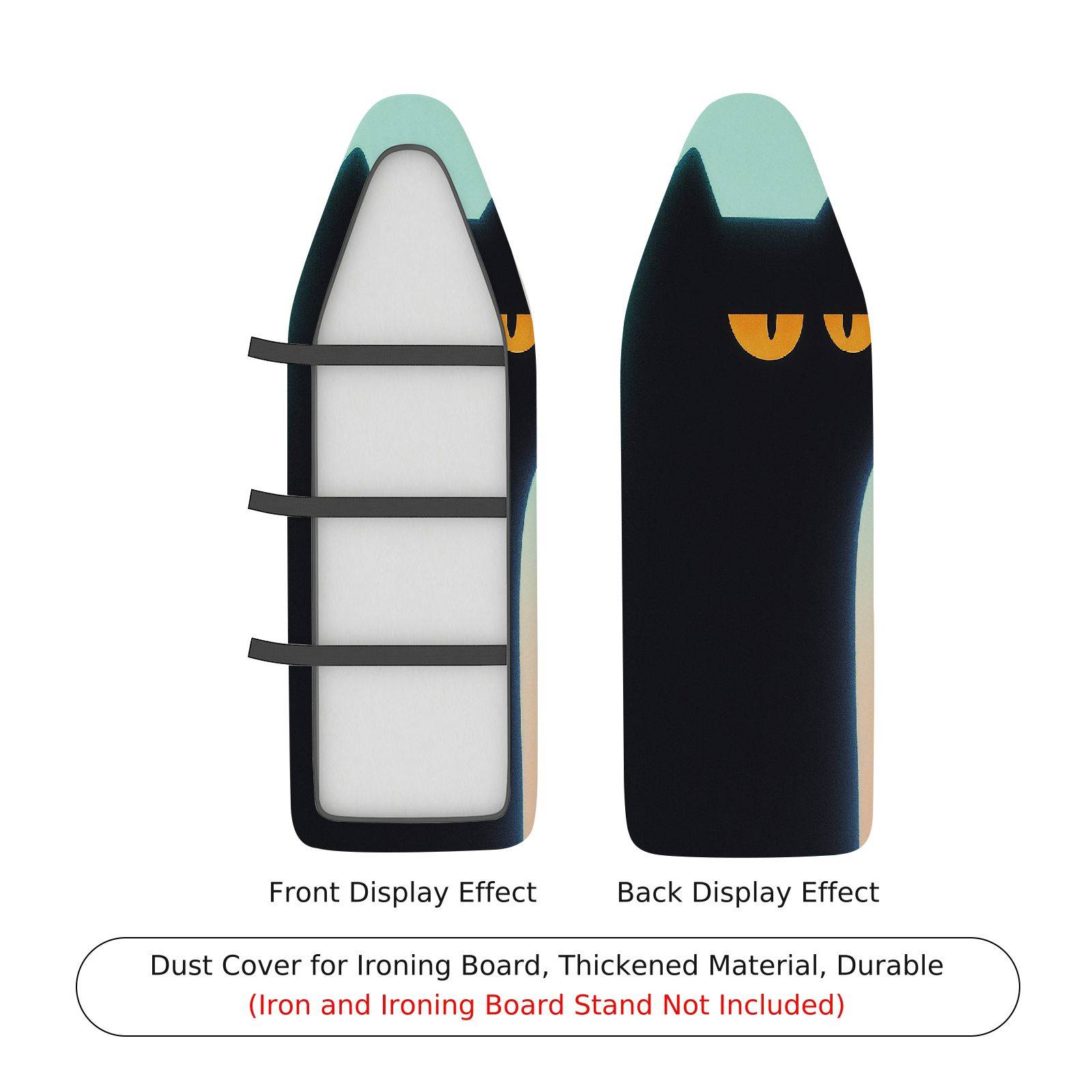 1-Piece Cat  Cute  Ironing Board Cover, Universal Size, Without Board