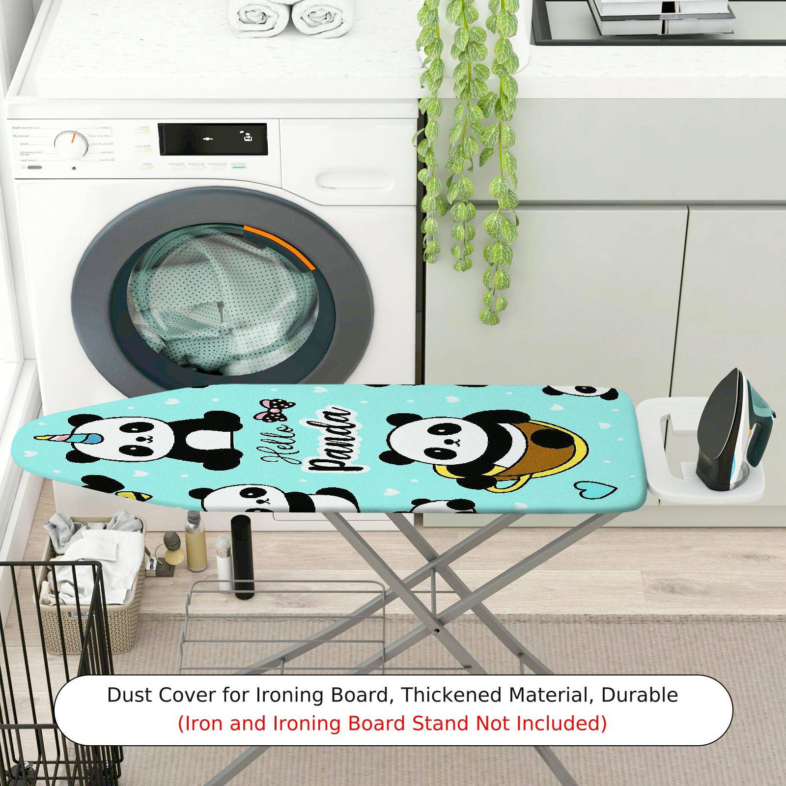 1-Piece Panda  Cute  Ironing Board Cover, Universal Size, Without Board