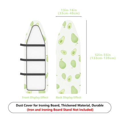 1-Piece Avocado Fruit Green  Ironing Board Cover, Universal Size, Without Board